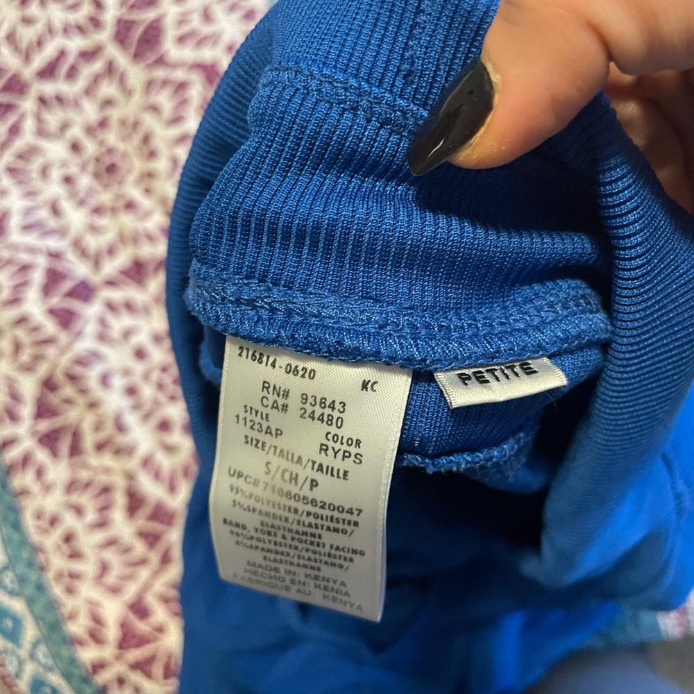 Blue Petite Top
